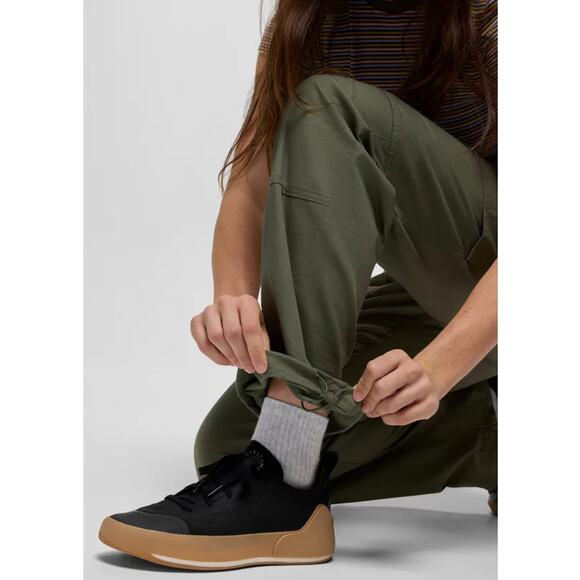 Prana Palisades Ripstop Utility Pant Womens 6 Rye Green 29" Relaxed Fit Straight - Picture 3 of 13